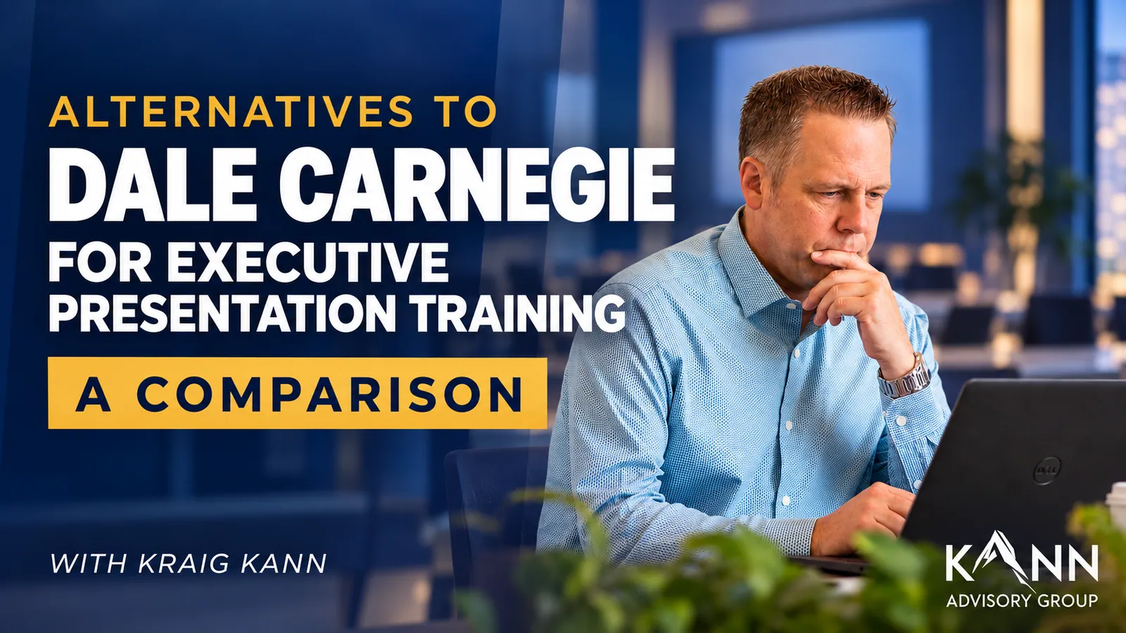 Alternatives to Dal Carnegie for Executive Presentation Training